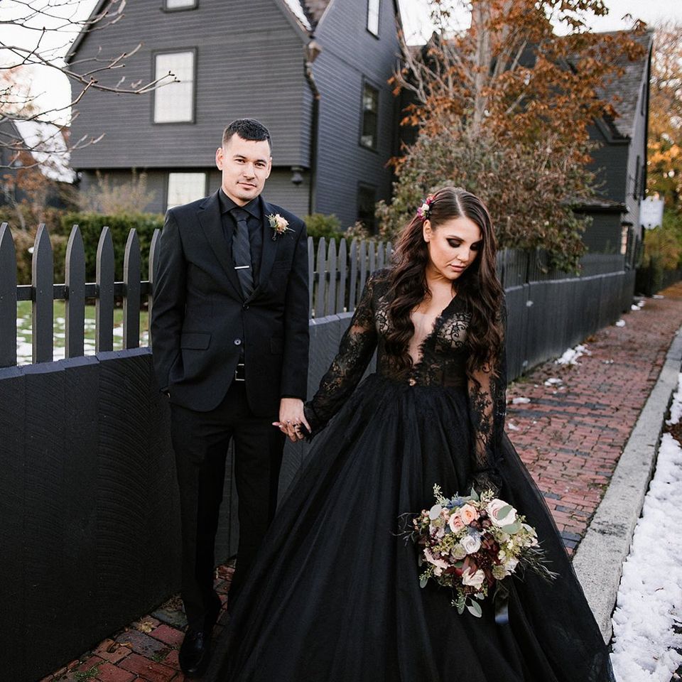 Jade & Matt - Dark Moody Wedding Flowers
